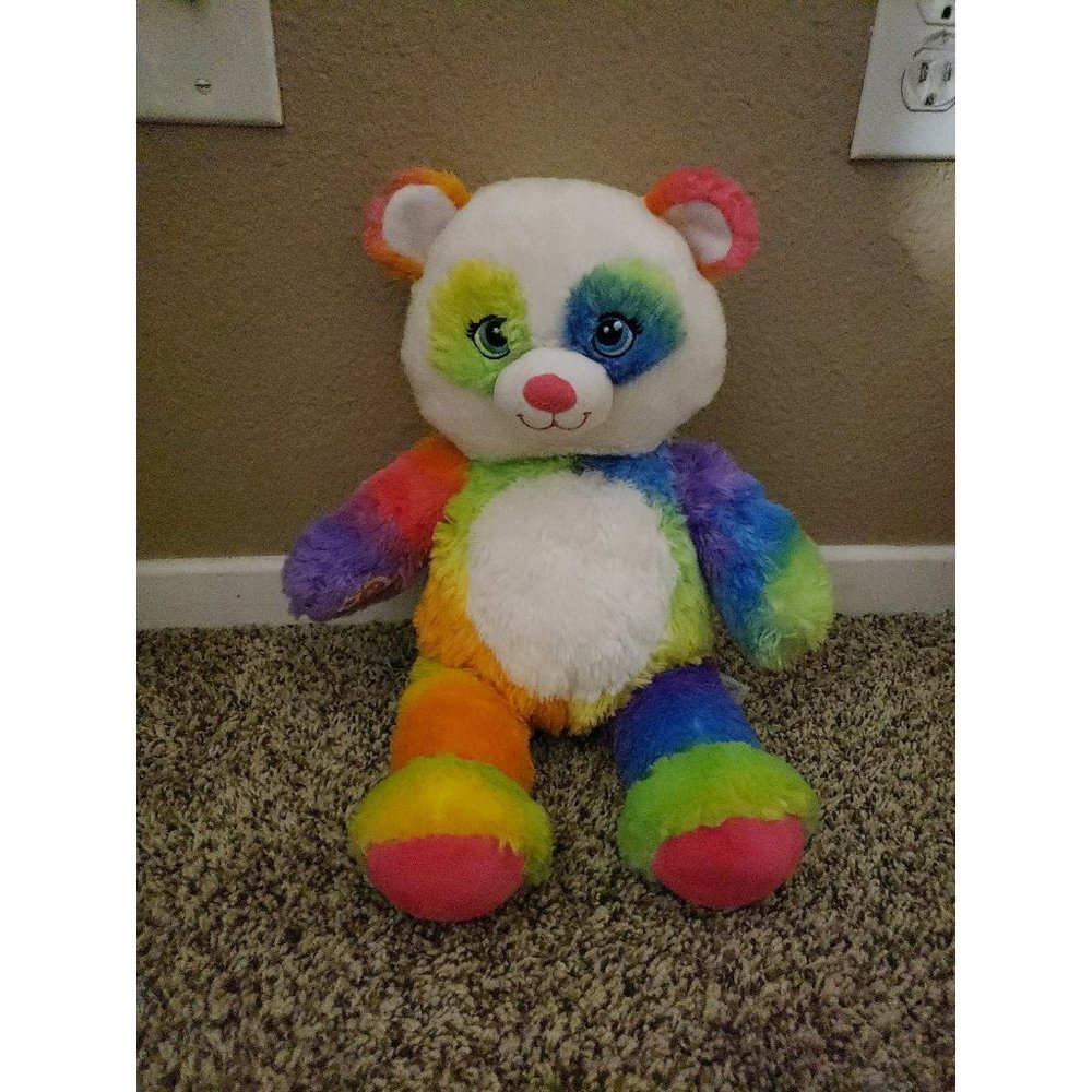 Build-A-Bear Workshop Rainbow Friends Panda in Multicolor Bright